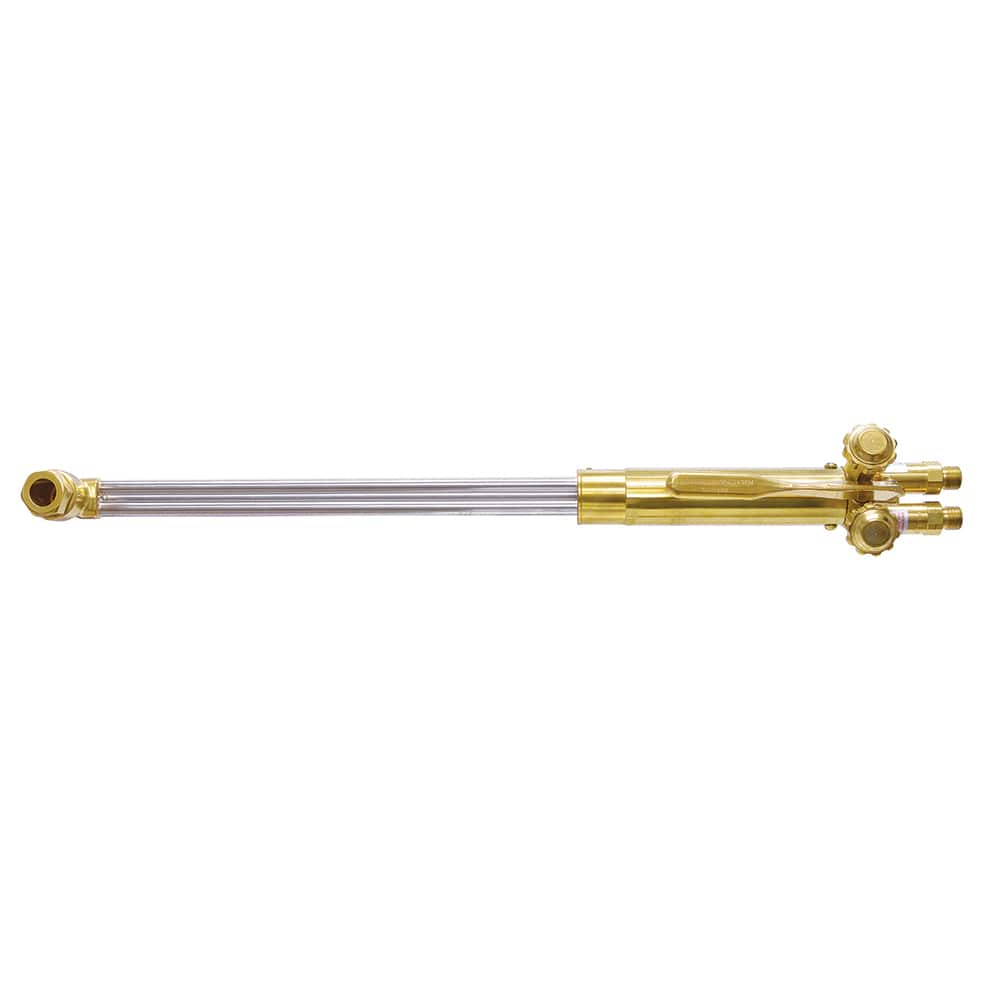 Made in USA - Oxygen/Acetylene Torches & Handles; Type: Cutting Torch ; Maximum Cutting: 12 ; Length (Inch): 2-7/8 ; Minimum Cutting: 1/16 (Inch); PSC Code: 3433 - Exact Industrial Supply