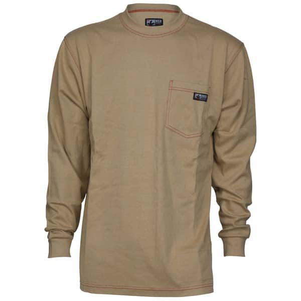 MCR Safety - Shirts Garment Style: T-Shirt Garment Type: Flame Resistant; Arc Flash; Arc Protection - Exact Industrial Supply