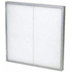 Pleated Air Filter: 20 x 24 x 1″, MERV 5, Washable Polypropylene, Steel Frame, 1,250 CFM