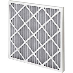 Pleated Air Filter: 14 x 25 x 1″, MERV 10, Carbon Synthetic, Beverage Board Frame, 900 CFM