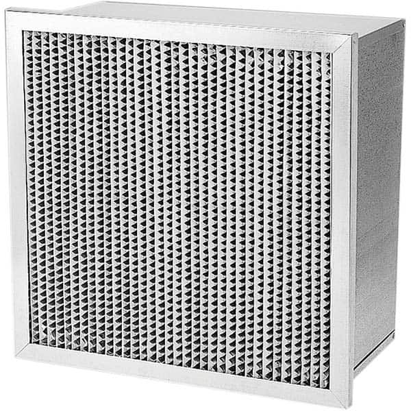 PRO-SOURCE - Pleated & Panel Air Filters; Filter Type: Cartridge ; Nominal Height (Inch): 24 ; Nominal Width (Inch): 24 ; Nominal Depth (Inch): 12 ; MERV Rating: 14 ; Media Material: Wet-Laid Microfiber Paper - Exact Industrial Supply