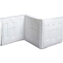 Pleated Air Filter: 25 x 384 x 1″, MERV 10 Polyester, Wire Frame