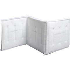 Pleated Air Filter: 24 x 576 x 1″, MERV 10 Polyester, Wire Frame