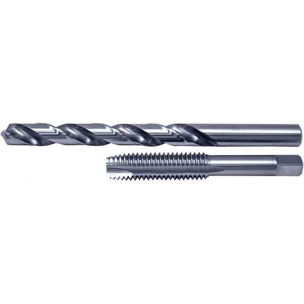 Cle-Line - Tap & Drill Sets Minimum Tap Thread Size (Inch): 1/2-13 Maximum Tap Thread Size (Inch): 1/2-13 - Exact Industrial Supply