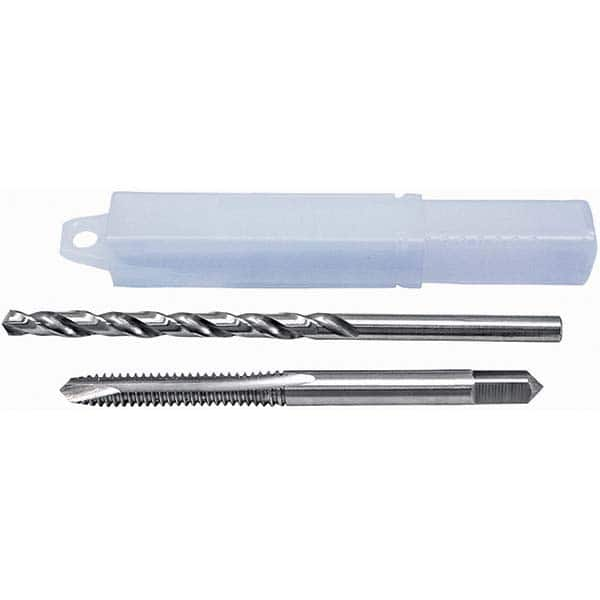 Cle-Line - Tap & Drill Sets Minimum Tap Thread Size (Inch): #10-24 Maximum Tap Thread Size (Inch): #10-24 - Exact Industrial Supply