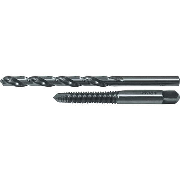 Cle-Line - Tap & Drill Sets Minimum Tap Thread Size (Inch): 5/16-18 Maximum Tap Thread Size (Inch): 5/16-18 - Exact Industrial Supply