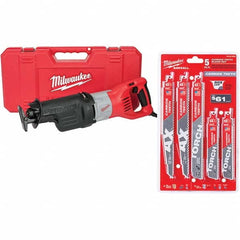 Milwaukee Tool - Electric Reciprocating Saws Amperage: 15.00 Strokes per Minute: 2800 - Exact Industrial Supply