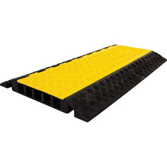 Powerhouse - On Floor Cable Covers Cover Material: Polyethylene Number of Channels: 5 - Exact Industrial Supply