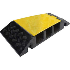 Powerhouse - On Floor Cable Covers Cover Material: Polyethylene Number of Channels: 3 - Exact Industrial Supply