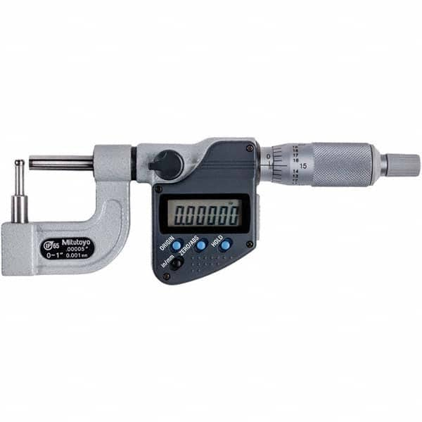 Mitutoyo - Tube Micrometers Operation Type: Electronic Minimum Measurement (Decimal Inch): 0 - Exact Industrial Supply