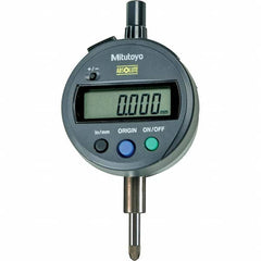 Mitutoyo - Electronic Drop Indicators Minimum Measurement (Decimal Inch): 0.0000 Maximum Measurement (mm): 12.7 - Exact Industrial Supply