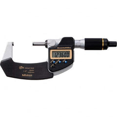 Mitutoyo - Electronic Outside Micrometers Type: Quantumike Minimum Measurement (Decimal Inch): 1.0000 - Exact Industrial Supply