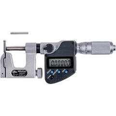 Mitutoyo - Electronic Outside Micrometers Type: Uni-Mike Minimum Measurement (Decimal Inch): 0.0000 - Exact Industrial Supply