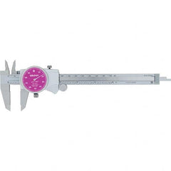 Mitutoyo - Dial Calipers Maximum Measurement (Inch): 6 Dial Graduation (Decimal Inch): 0.001 - Exact Industrial Supply