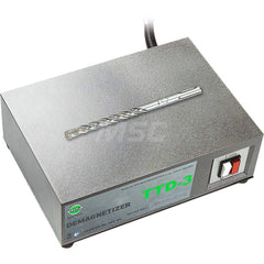 Magnetizers & Demagnetizers; Type: Demagnetizer; Length (Inch): 11.02; Style: Table Top; Height (Inch): 3.43; Width (Decimal Inch): 10.4700; Depth (Inch): 10.47; Voltage (AC): 110; Length (Decimal Inch): 11.0200