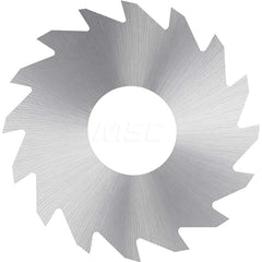 Slitting & Slotting Saw: 1-3/4″ Dia, 1/16″ Thick, 1/2″ Arbor Hole, 24 Teeth, Solid Carbide Bright/Uncoated