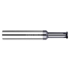 Single Profile Thread Mill: M3 x 0.50, Internal & External, 4 Flutes, Solid Carbide 2.3″ Cut Dia, 3″ Shank Dia, 1.4961″ OAL, AlTiN Nano Coated