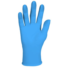 Disposable Gloves: Size Small, 6 mil, Nitrile Blue, 9-1/2″ Length, FDA Approved