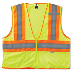 8230Z Glowear Two Tone Vest Lime L/Xl - Exact Industrial Supply