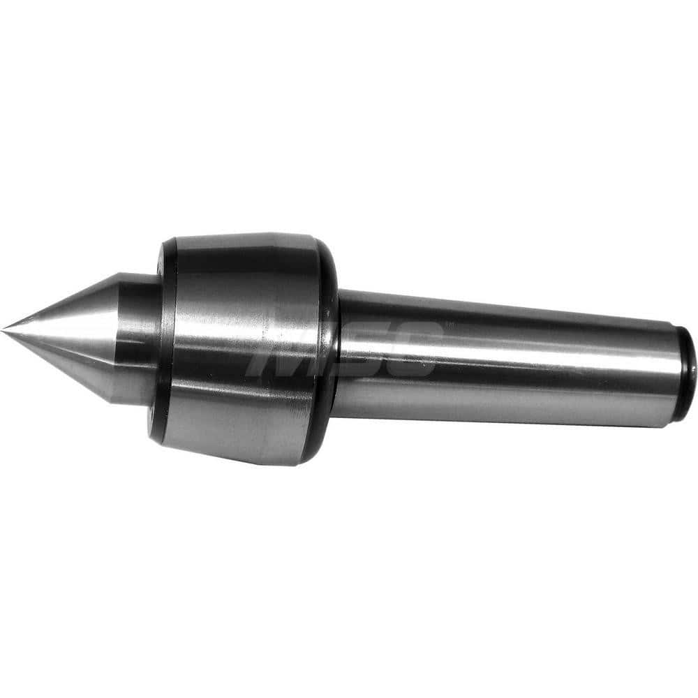 Live Center: Taper Shank, 2.126″ Head Length 1,800 lb Workpiece Weight, 3,000 Max RPM, Standard Point