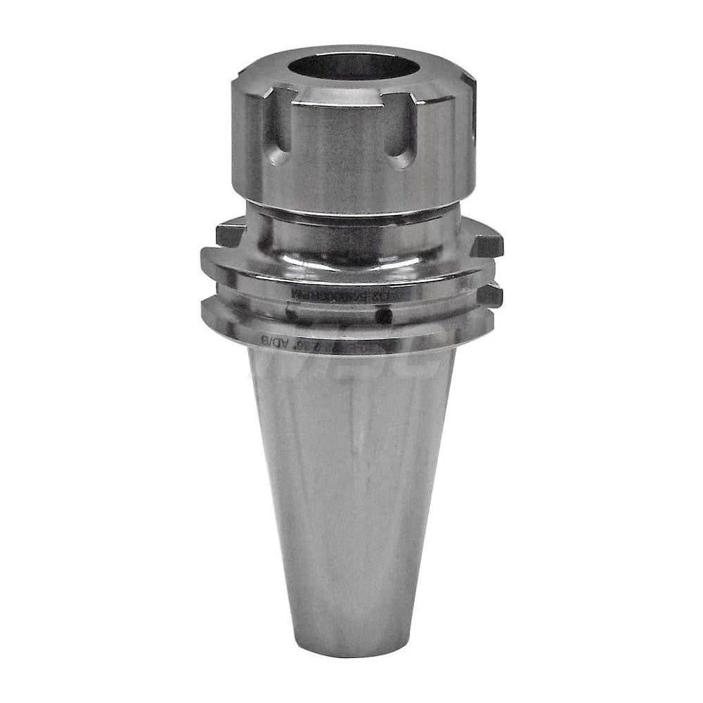 Collet Chuck: ER Collet, CAT Taper Shank 2.36″ Projection, 0.0001″ TIR, Balanced to 30,000 RPM, Through Coolant