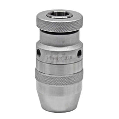 Drill Chuck: 1/64 to 3/8″ Capacity, Jacob Taper Mount, JT33 Keyless