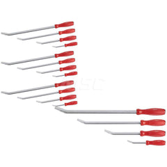 Pry Bar Sets; Set Type: Prybar; Tip Type: Chisel; Material: All Metal Core; Head Width: 1.6000; Includes: (4) 18 in Pry Bar; (4) 24 in Pry Bar; (4) 12 in Pry Bar; (4) 8 in Pry Bar; Number Of Pieces: 4.000; Number Of Pieces: 4; Style: Comfortable Tri-Lobe;