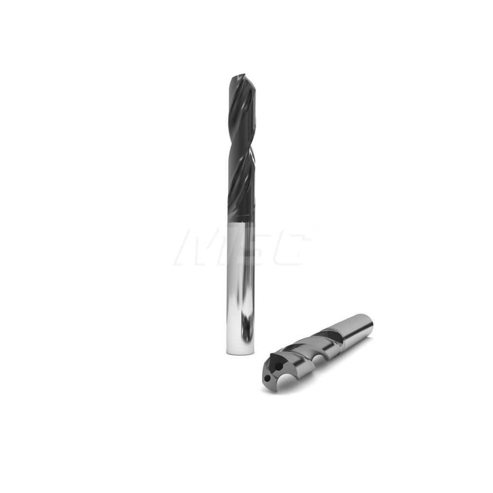 Jobber Length Drill Bit: 0.3543″ Dia, 140 °, Solid Carbide AlTiN Finish, Right Hand Cut, Helical Flute, Straight-Cylindrical Shank, Series 4105 ECODRILL