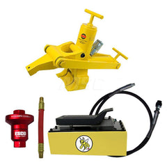 Tire Changers & Balancers; Type: Tire Bead Breaker; Includes: Coupler; 5 qt Hydraulic Pump; Hose; Air Reducer w/6″ Whip Hose; Bead Breaker; Cylinder Stroke Length (Inch): 2