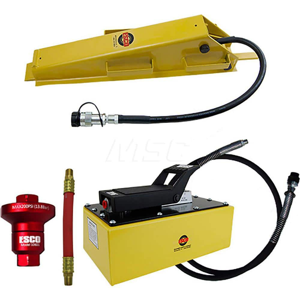 Tire Changers & Balancers; Type: Tire Bead Breaker; Includes: Coupler; 5 qt Hydraulic Pump; Hose; Bead Breaker