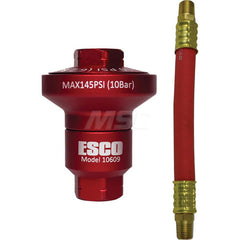 Pressure Reducing Valves; Type: Preset Air Flow Regulator; Maximum Pressure (psi): 90.00; Thread Size: 1/4; Connection Type: NPT; For Use With: Hand Tools; Height (Inch): 90.00