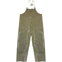 Louisiana Professional Wear - Rain & Chemical Wear; Garment Style: Bib Overall; Suspenders ; Garment Type: Chemical Resistant; Flame Resistant; Waterproof; Rain ; Material: Neoprene/Nylon ; Size: Medium ; Color: Olive Dab Green ; Certification Type: ASTM - Exact Industrial Supply