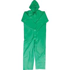 Louisiana Professional Wear - Rain & Chemical Wear; Garment Style: Coverall ; Garment Type: Chemical Resistant; Flame Resistant; Waterproof; Rain ; Material: PVC/Polyester/Polyurethane ; Size: Small ; Color: Kelly Green ; Certification Type: ASTM D6413; - Exact Industrial Supply