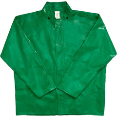 Louisiana Professional Wear - Rain & Chemical Wear; Garment Style: Rain Jacket ; Garment Type: Chemical Resistant; Flame Resistant; Waterproof; Rain ; Material: PVC/Polyester/Polyurethane ; Size: Small ; Color: Kelly Green ; Certification Type: ASTM D641 - Exact Industrial Supply