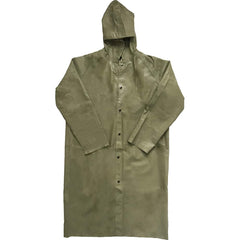 Louisiana Professional Wear - Rain & Chemical Wear; Garment Style: Coat ; Garment Type: Chemical Resistant; Flame Resistant; Waterproof; Rain ; Material: Neoprene/Nylon ; Size: 3X-Large ; Color: Olive Dab Green ; Certification Type: ASTM D6413; ASTM F903 - Exact Industrial Supply