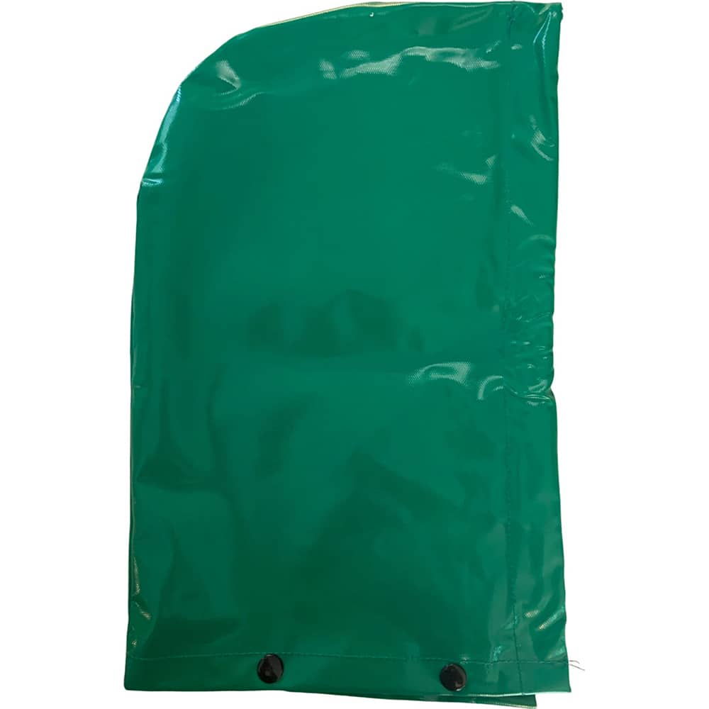 Louisiana Professional Wear - Rain & Chemical Wear; Garment Style: Hood ; Garment Type: Chemical Resistant; Flame Resistant; Waterproof; Rain ; Material: PVC/Polyester/Polyurethane ; Size: Large ; Color: Kelly Green ; Certification Type: ASTM D6413; ASTM - Exact Industrial Supply