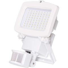 Westinghouse - Motion Sensing Light Fixtures; Detection Angle: 130 ; Number of Heads: 1 ; Detection Distance (Feet): 32.81 ; Lamp Type: LED ; Mounting Type: Wall ; Housing Material: Cast Aluminum - Exact Industrial Supply