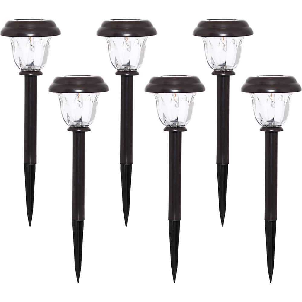 Westinghouse - Landscape Light Fixtures; Type of Fixture: Solar Path Light ; Mounting Type: Ground ; Lamp Type: LED ; Housing Material: Stainless Steel ; Housing Color: Bronze ; Wattage: 0.035 - Exact Industrial Supply