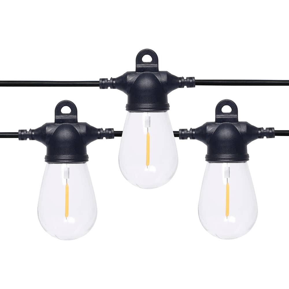Westinghouse - Temporary String Lights; Number of Sockets: 24 ; Guard Material: Plastic ; Cord Type: 3C ; Wire Size/Conductors: 0.0253 - Exact Industrial Supply