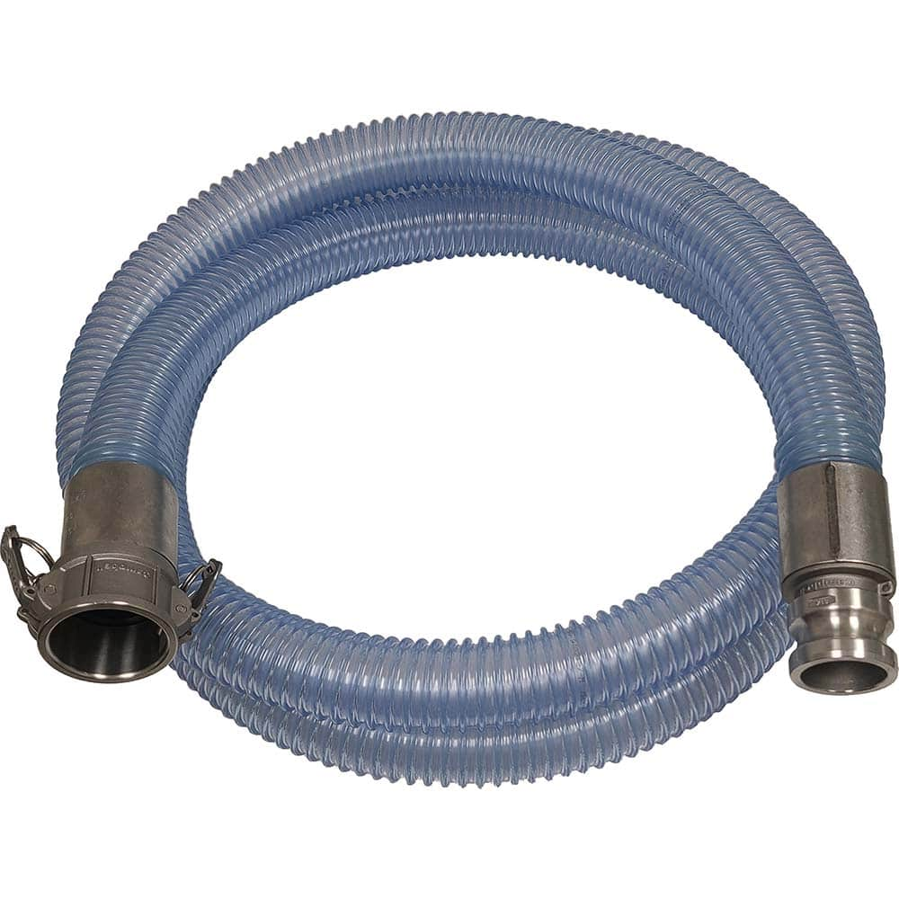 Kuriyama of America - Food & Beverage Hose; Inside Diameter (Inch): 2 ; Outside Diameter (Decimal Inch): 2.4800 ; Length (Feet): 20 ; Bend Radius (Inch): 4 ; Maximum Working Pressure (psi): 40.000 ; Vacuum Rating: 28 In. Hg; 24 In. Hg - Exact Industrial Supply