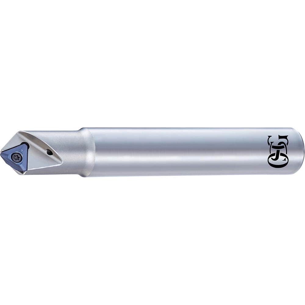 OSG - Indexable Spotting & Center Drills; Drill Diameter (mm): 13.50 ; Maximum Depth of Cut (mm): 5.80 ; Included Angle: 90 ; Shank Diameter (mm): 16.0000 ; Number of Drill Inserts: 1 ; Insert Style: TPKT - Exact Industrial Supply