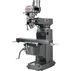 Jet - 50 x 10" 3 hp 3 Phase 230/460 V Variable Speed Knee Milling Machine - Exact Industrial Supply