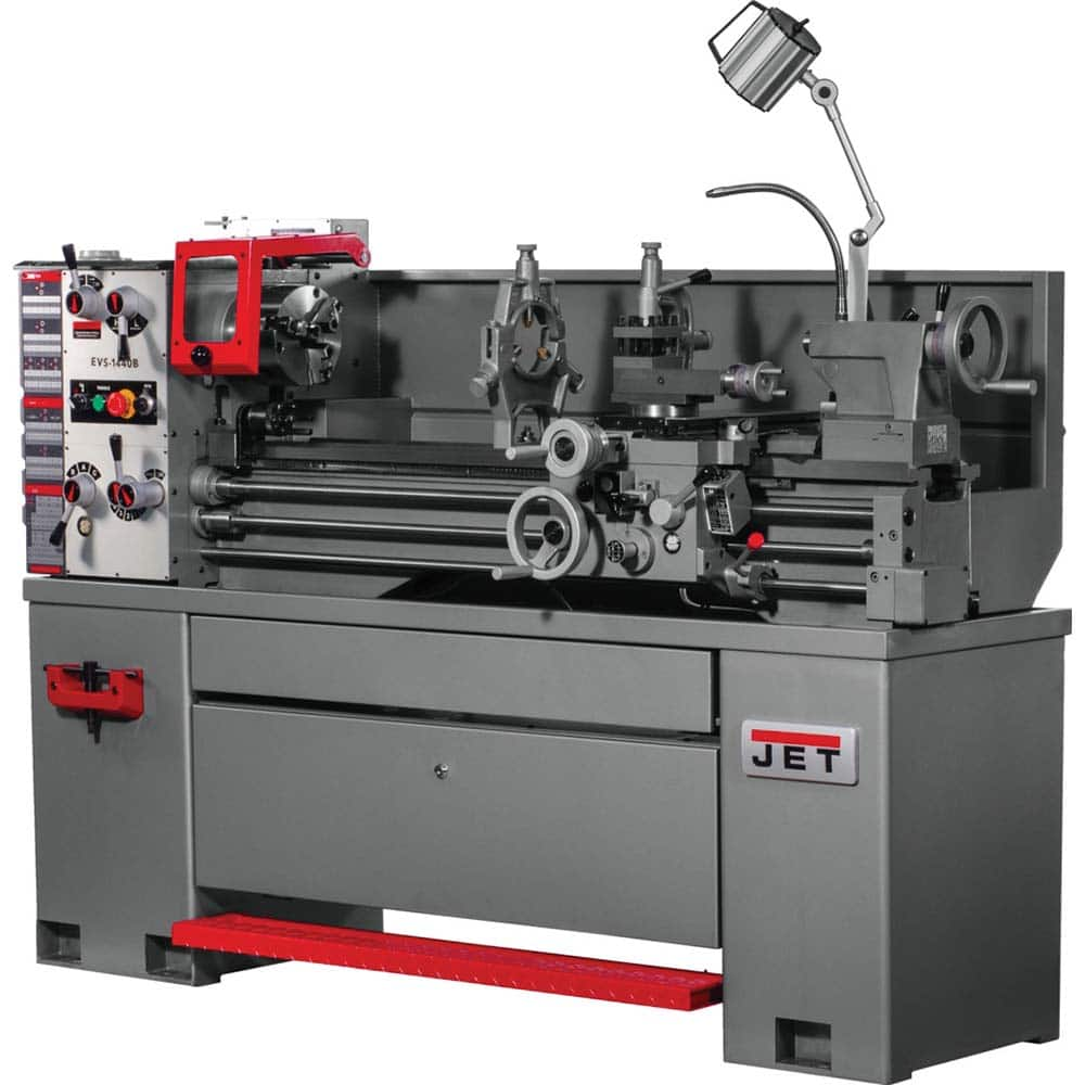 Jet - Bench, Engine & Toolroom Lathes Machine Type: Bench Lathe Spindle Speed Control: Electronic Variable Speed - Exact Industrial Supply