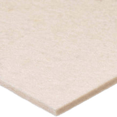 USA Sealing - Felt Sheets; Material: Felt ; Thickness (Decimal Inch): 0.0625 ; Thickness (Inch): 1/16 ; Width (Inch): 36.0000 ; Length (Inch): 120 ; Density (Lb./Sq. Yd.): 16.00 - Exact Industrial Supply