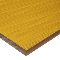 USA Sealing - Plastic Bars; Material: ULTEM? PEI ; Shape: Rectangular ; Height (Inch): 1/2 ; Width (Inch): 4 ; Length (Feet): 2 ; Color: Amber - Exact Industrial Supply