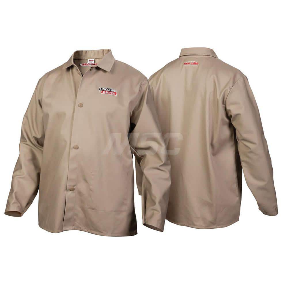 Jackets & Coats; Garment Style: Jacket; Size: Large; Material: Cotton; Closure Type: Button; Flame Retardant: Yes; Number Of Pockets: 1.000; Flame Resistant: Yes