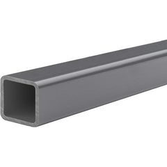 USA Sealing - Plastic Tubes; Material: PVC ; Maximum Length (Inch): 12 ; Wall Thickness (Decimal Inch): 0.0780 ; Color: Gray ; Shape: Rectangular ; Additional Information: Outside Height: 1-3/8 in, Tensile Strength: 7200 psi, Minimum Temperature: -20?F, - Exact Industrial Supply
