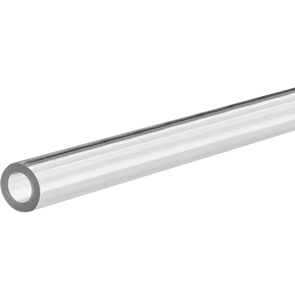 USA Sealing - Plastic, Rubber & Synthetic Tube; Inside Diameter (mm): 6.0000 ; Outside Diameter (mm): 10.0000 ; Wall Thickness (mm): 2.00 ; Material: Silicone ; Maximum Working Pressure (psi): 30 ; Color: Translucent White - Exact Industrial Supply