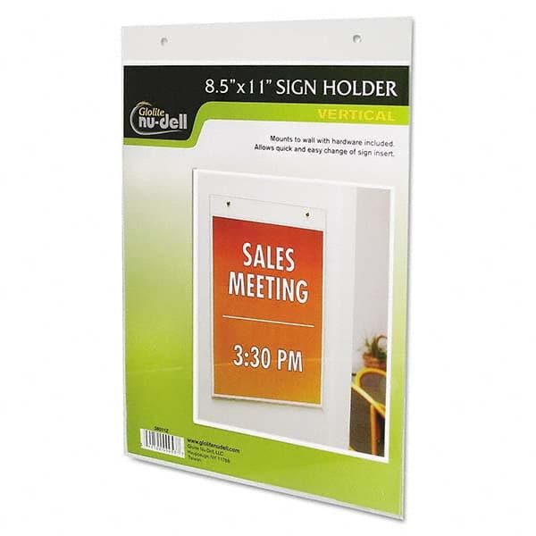 NuDell - Display & Organizer Accessories Type: Sign Holder For Use With: Signs - Exact Industrial Supply