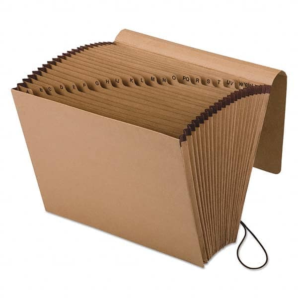 File Folders, Expansion Folders & Hanging Files; Folder/File Type: Expanding Wallet; Color: Brown; Index Tabs: Yes; File Size: Letter; Size: 8-1/2 x 11; Box Quantity: 1; Folder Type: Expanding Wallet